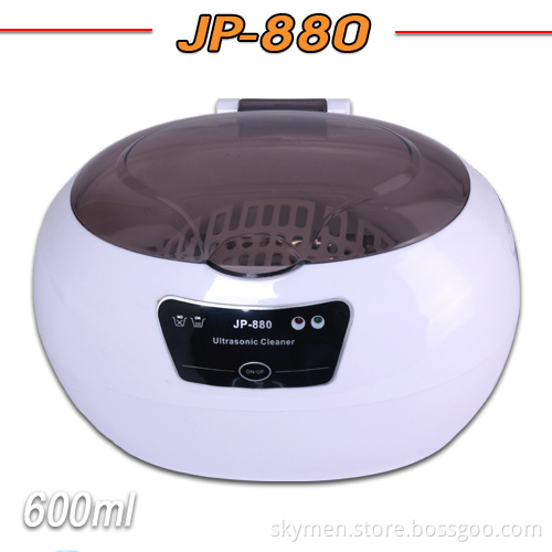 China Supply 600ml Capacity Ultrasonic Cleaning Tools Ultrasonic Washing Trasducer for Eye Glasses Contact Lens (JP-880)